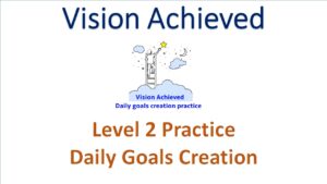 Level 2: Goals creation
